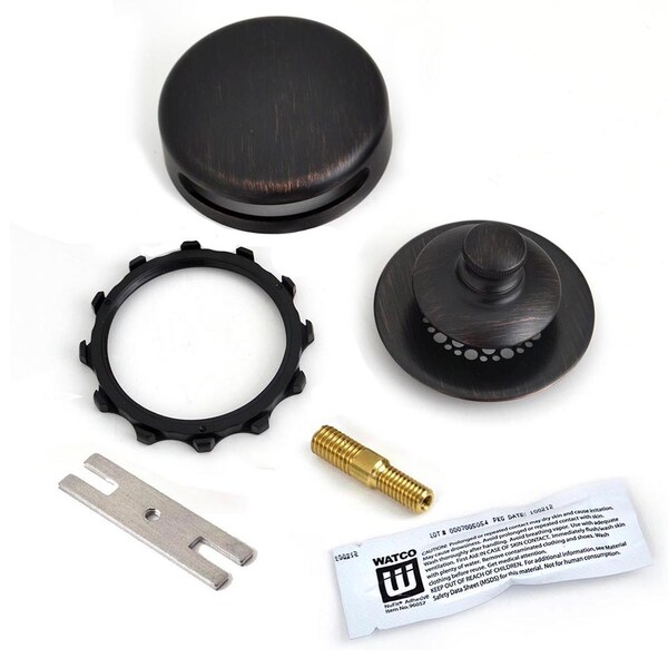Watco Univ NuFit Bronze PP Tub Stopper, Grid, Innov OF, Silicone, Cmbo Pin 948700-PP-BZ-G-47 - main